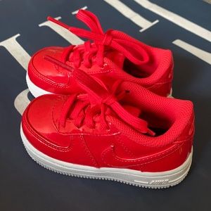 NWOT Red Nike Sneakers 6C